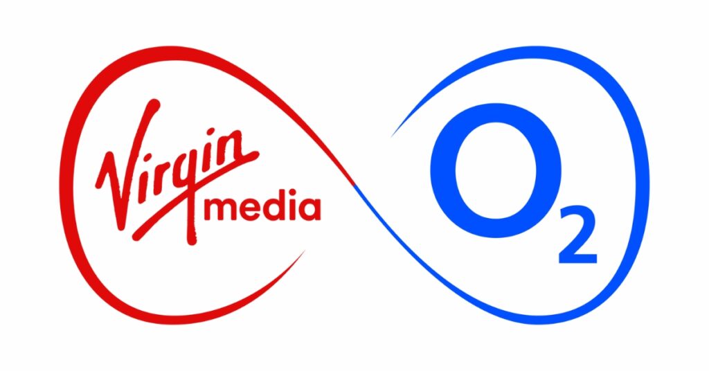 Virgin Media O2 company logo